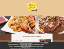 Tablet Screenshot of mesonjuliocasarejos.com